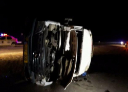 Водитель маршрутки погиб, перевернувшись на трассе Кишинев - Чимишлия