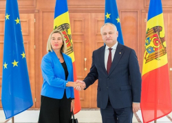 Игорь Додон провел встречу с Федерикой Могерини