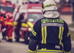 Ночной пожар в Кишиневе: пострадали двое мужчин  