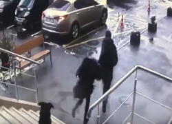 Похищение блондинки ее бывшим любовником-одесситом попало на видео