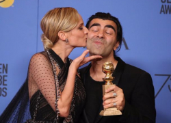 Поцелуй сексапильной Дайаны Крюгер получил режиссер лучшего иностранного фильма "Золотого глобуса"