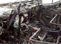 Недалеко от Сынжеры грузовик загорелся на ходу