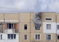 Пожар на Буюканах - загорелась квартира на 9-м этаже многоэтажного здания