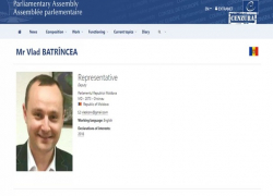Батрынча - вице-председатель Парламентской ассамблеи Совета Европы