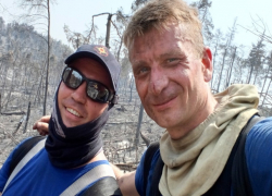 Молдавские пожарные на линии огня в Греции - рассказ Дмитрия Польщина