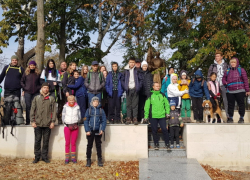 Около 40 детей приняли участие в походе по местам боевой славы Шерпенского плацдарма