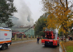 В Кишиневе загорелся Центр общественного здоровья