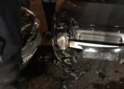 Авария на Ботанике: два автомобиля получили серьезные повреждения