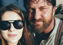 Голливудский мачо Джерард Батлер провел день с молодой молдавской художницей и «особенным» портретом
