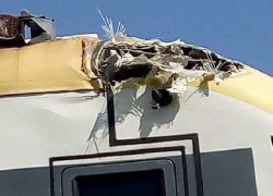 Пассажирский поезд с людьми врезался в кран в Кишиневе