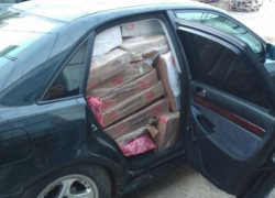 Сотни килограммов стухшего мяса обнаружили в автомобиле с приднестровскими номерами