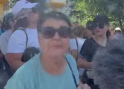 Женщина, плюнувшая в журналистку TV8 на митинге, понесет наказание