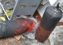 Пострадавшие от взрыва в кафе «La soacra» протестуют у столичной Апелляционной палаты