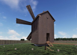 В селе Гайдар восстановят древнюю деревянную мельницу