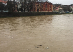 Закарпатье: "поплыло в Европу": жуткий паводок - вода повредила мост и затопила дороги