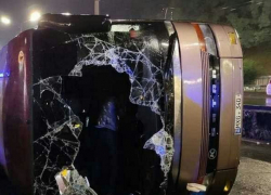 Автобус Кишинев-Москва перевернулся в Киеве - пострадали 18 человек