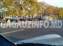 Серьезная авария в Гагаузии - трактор и грузовик столкнулись под Конгазом