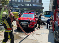 Пожар в Кишиневе - пламя охватило дом на Рышкановке