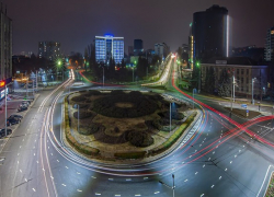 На одной из кольцевых развязок Кишинева улучшили освещение