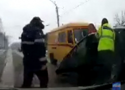 В Бельцах погоня за нарушителем как в кино попала на видео