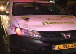 Таксист сбил девушку на зебре в центре Кишинева и попал на видео