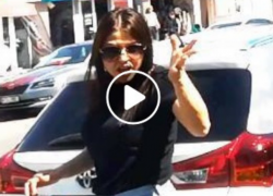 Очередной скандал между общественным активистом и автохамами попал на видео