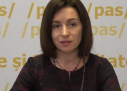 Майя Санду не захотела идти на первое заседание парламента