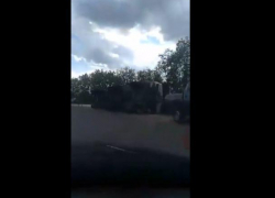 Под Хынчештами снова перевернулся грузовик