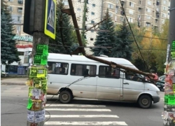 На Буюканах автоподъемник снес троллейбусную линию