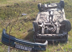 Трехлетний ребенок пострадал в автомобиле, который перевернулся в Глодянском районе