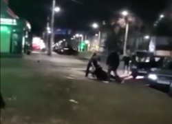 Драка в Тирасполе - толпой на одного
