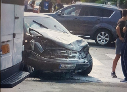 Цепная дорожная авария с загоревшейся машиной произошла в Кишиневе