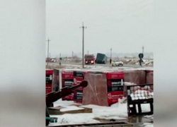 Серьёзная авария - на трассе между Кагулом и Кантемиром перевернулась фура