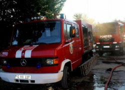 Пожар в Кишиневе - на тушение выехали не менее 8 экипажей