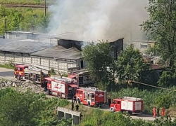 В Кишиневе снова загорелся склад, в этот раз на Петриканах 