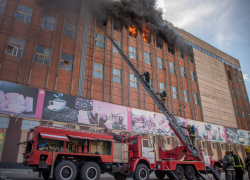 Пожар в здании фабрики «Одема» в Тирасполе тушили восемь часов