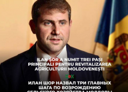 Илан Шор назвал три главных шага по возрождению сельского хозяйства Молдовы