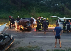 Два человека получили травмы в жуткой аварии по вине лихача на Volvo