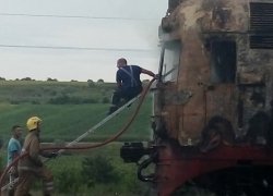 Срочно: В Фалештах загорелся пассажирский поезд