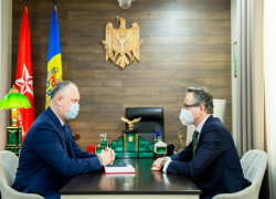 Додон и Нойкирх обсудили перспективы урегулирования приднестровского конфликта