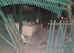 В Дондюшанском районе наглый лихач на BMW уничтожил колодец и оставил часть села без воды