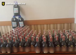 В Кишиневе задержали двоих мужчин, торговавших контрафактным алкоголем