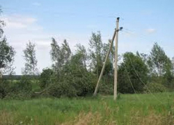 Вчерашний разгул стихии оставил без света 13 населенных пунктов 