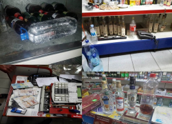 Множество нарушений обнаружили столичные полицейские в продуктовом магазине