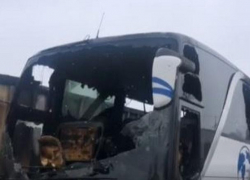 Хозяин сгоревшего в Сынджере автобуса уверен - это был поджог