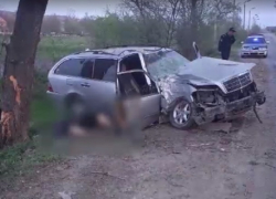 Чудовищный удар автомобиля Mercedes о дерево лишил жизни женщину под Тараклией