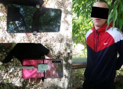Воришка мобильных телефонов задержан полицейскими на месте преступления