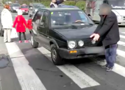 Гибель женщины под колесами автомобиля на зебре в Кишиневе попала на видео