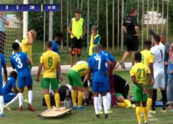 Драма в чемпионате Молдовы по футболу – игрок потерял сознание на поле