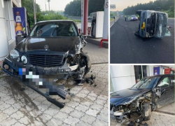 Пьяный водитель врезался в маршрутку с пассажирами: шесть человек в больнице